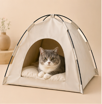 Cama Cabana para Cachorro e Gato – Conforto, Segurança e Descanso Aconchegante