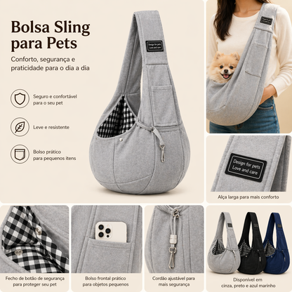 Bolsa Transporte para Cachorro e Gato  – Conforto e Segurança no Dia a Dia