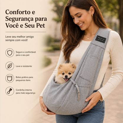 Bolsa Transporte para Cachorro e Gato  – Conforto e Segurança no Dia a Dia