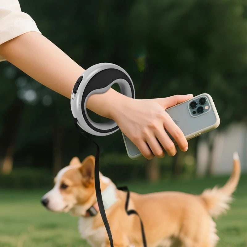 Guia Retrátil para Cachorro com Trava – Mais Controle e Segurança no Passeio