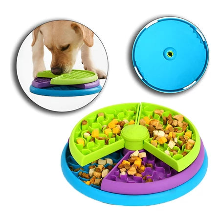 Comedouro Interativo Anti Stress para Cachorro e Gato – Reduz Ansiedade e Melhora a Digestão